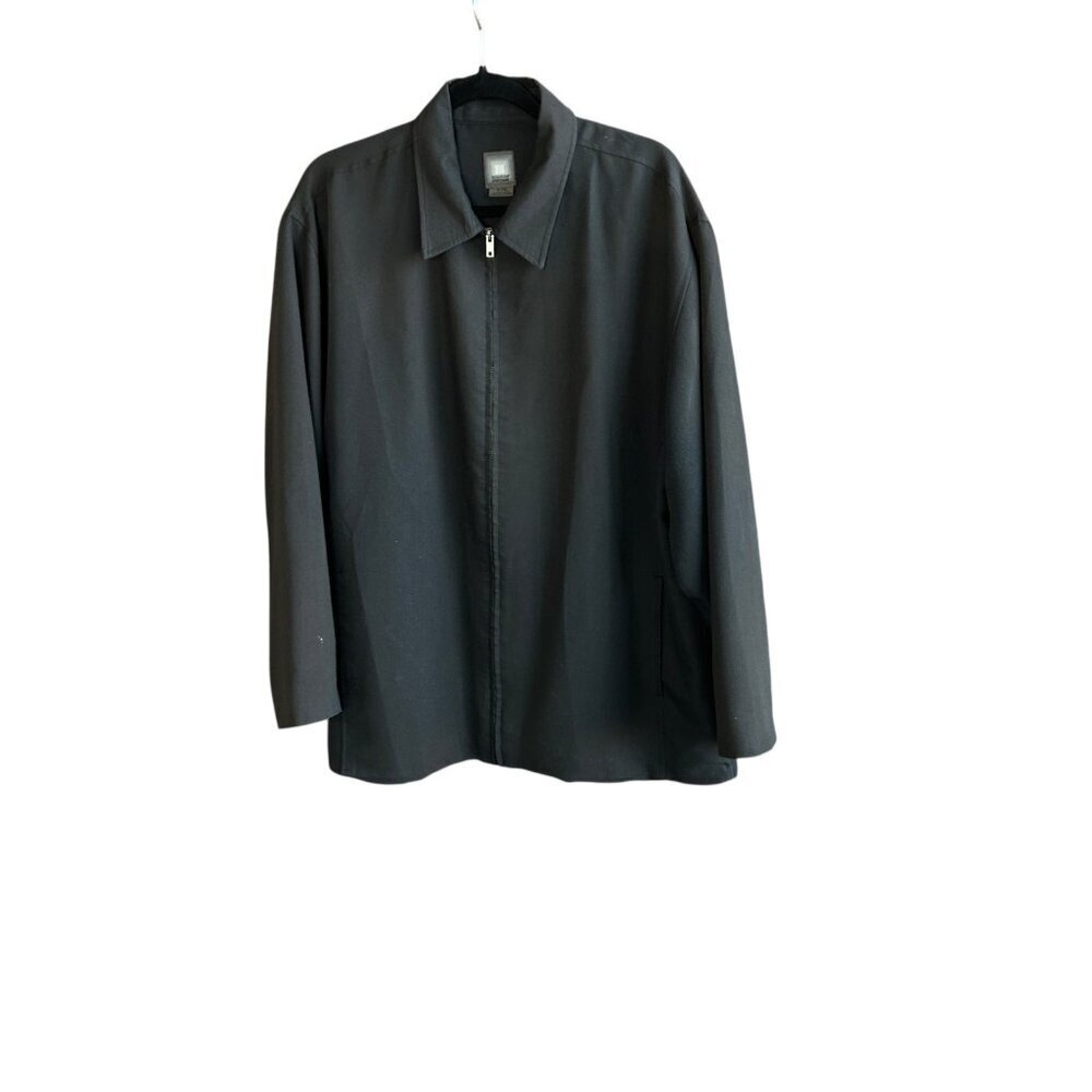 SQwear Men's Brown Jacket Full Zip Utility Size XL